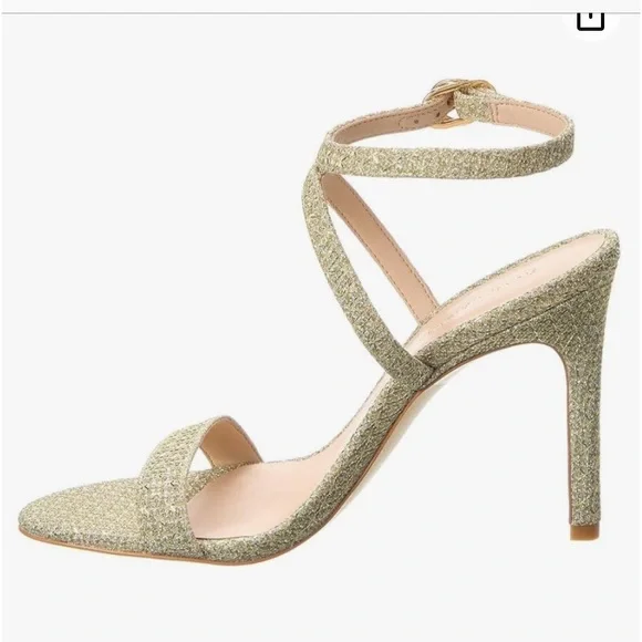 Stuart Weistman cristal buckle Glitter sandals - Picture 5 of 11